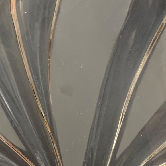 Vintage Walther Clear & Frosted Glass Fruit Bowl Made in Germany - Picture 8 of 11